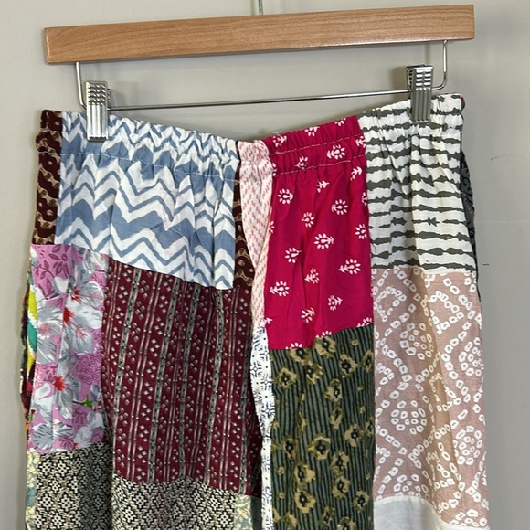 Kantha handmade boho hippie aladdin alibaba harem yoga pants one size NEW - Picture 6 of 14